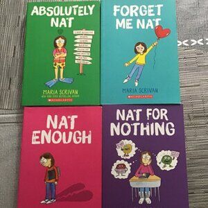 Lot of Nat Enough #1-4 Books--Graphic Novels--Like New--Homeschool Reading